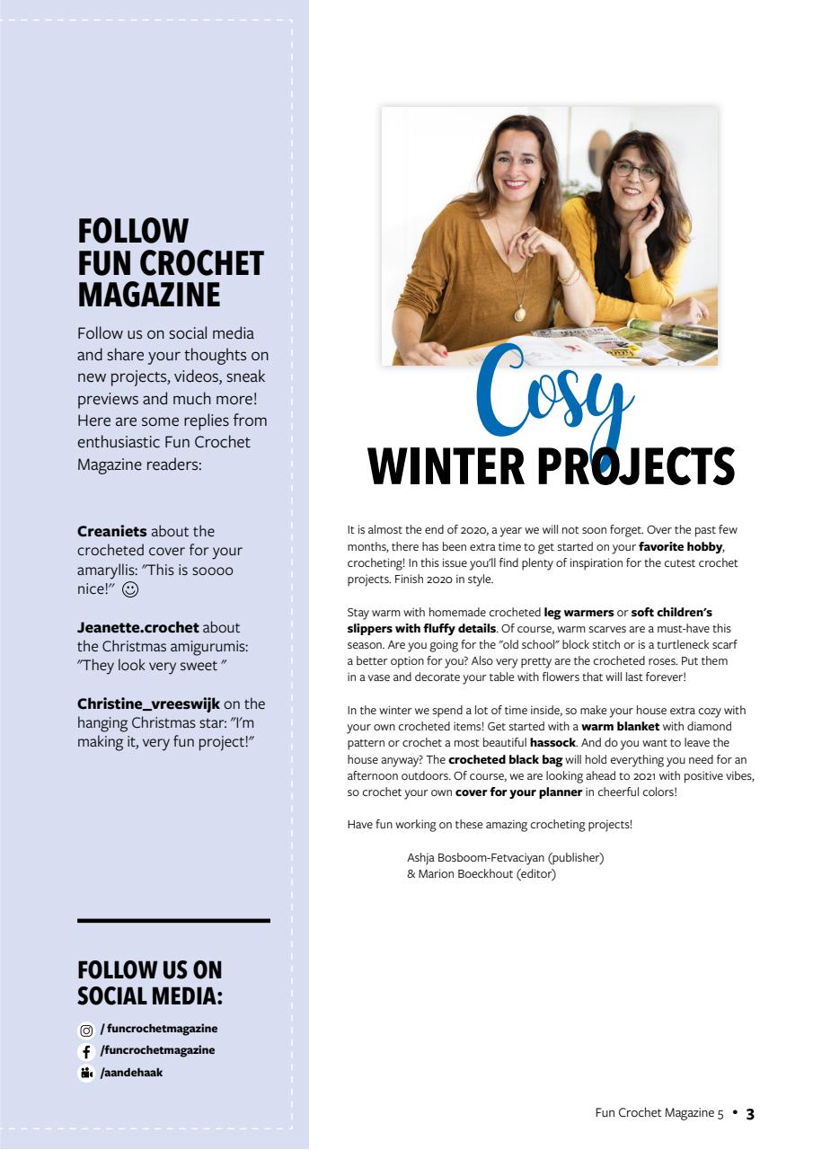 Fun Crochet Magazine Preview Pages
