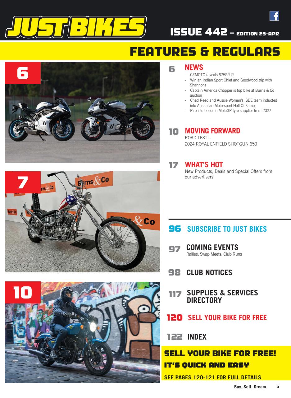 JUST BIKES Preview Pages