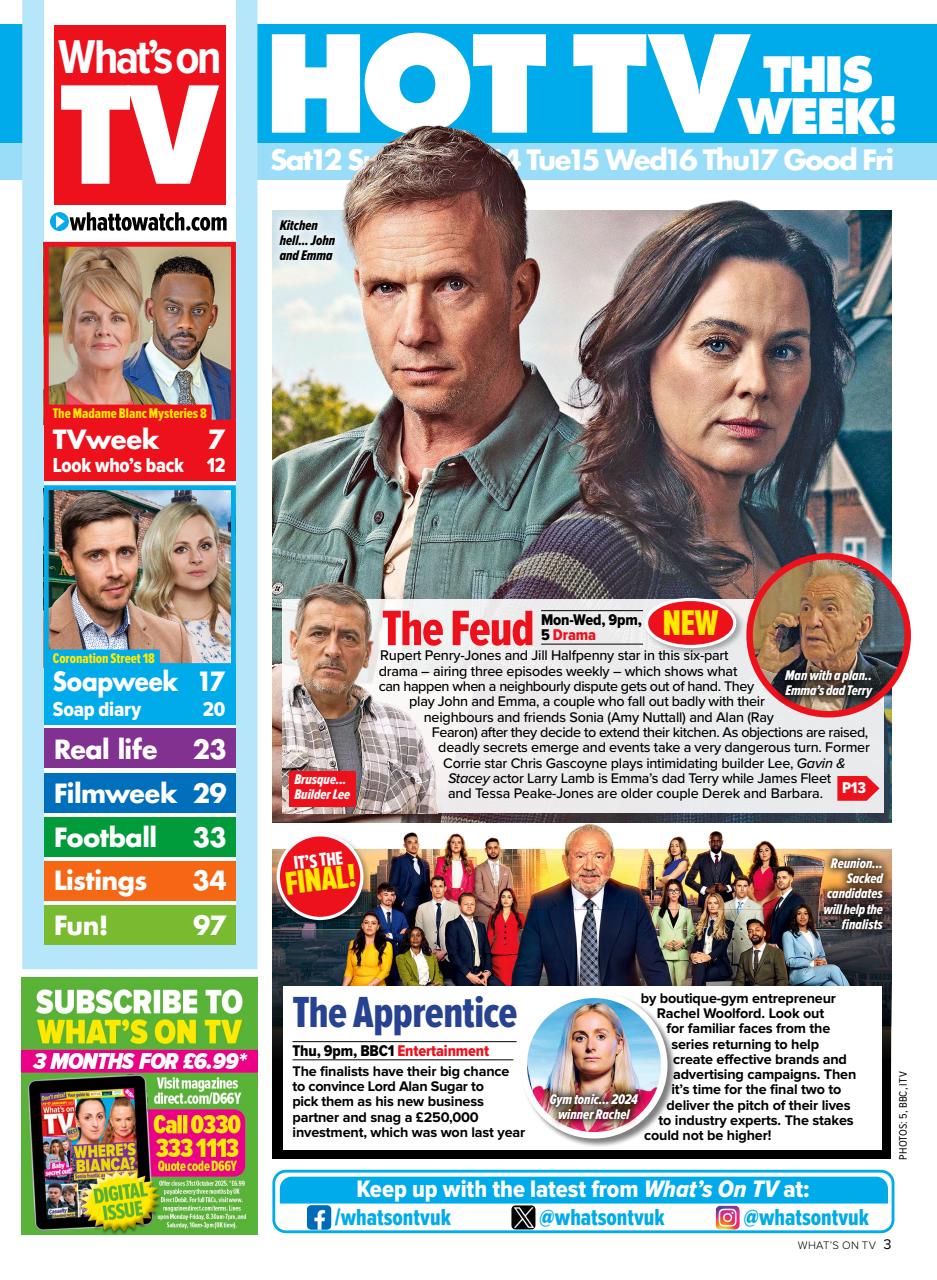What's on TV Preview Pages