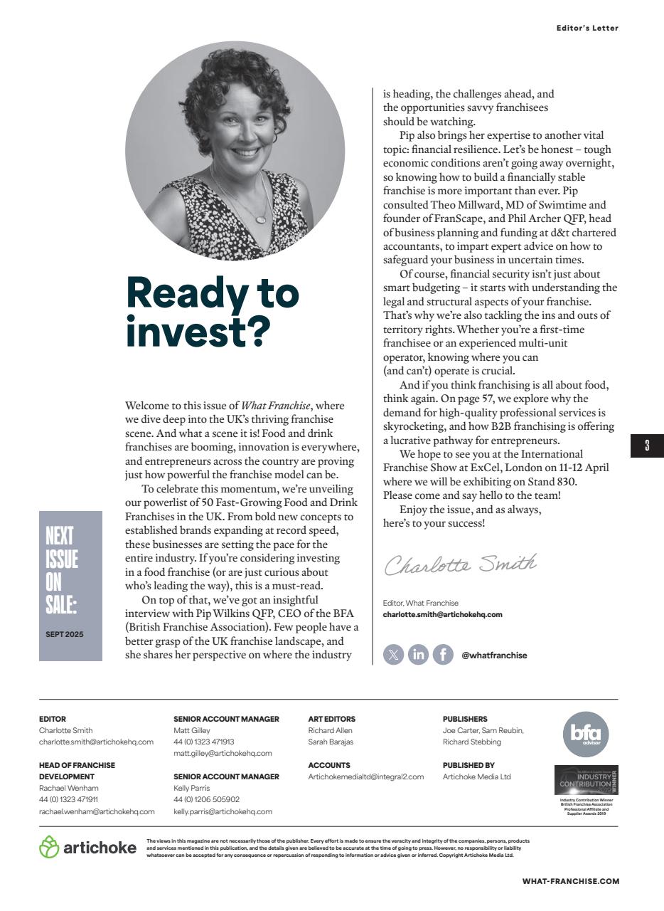 What Franchise Preview Pages