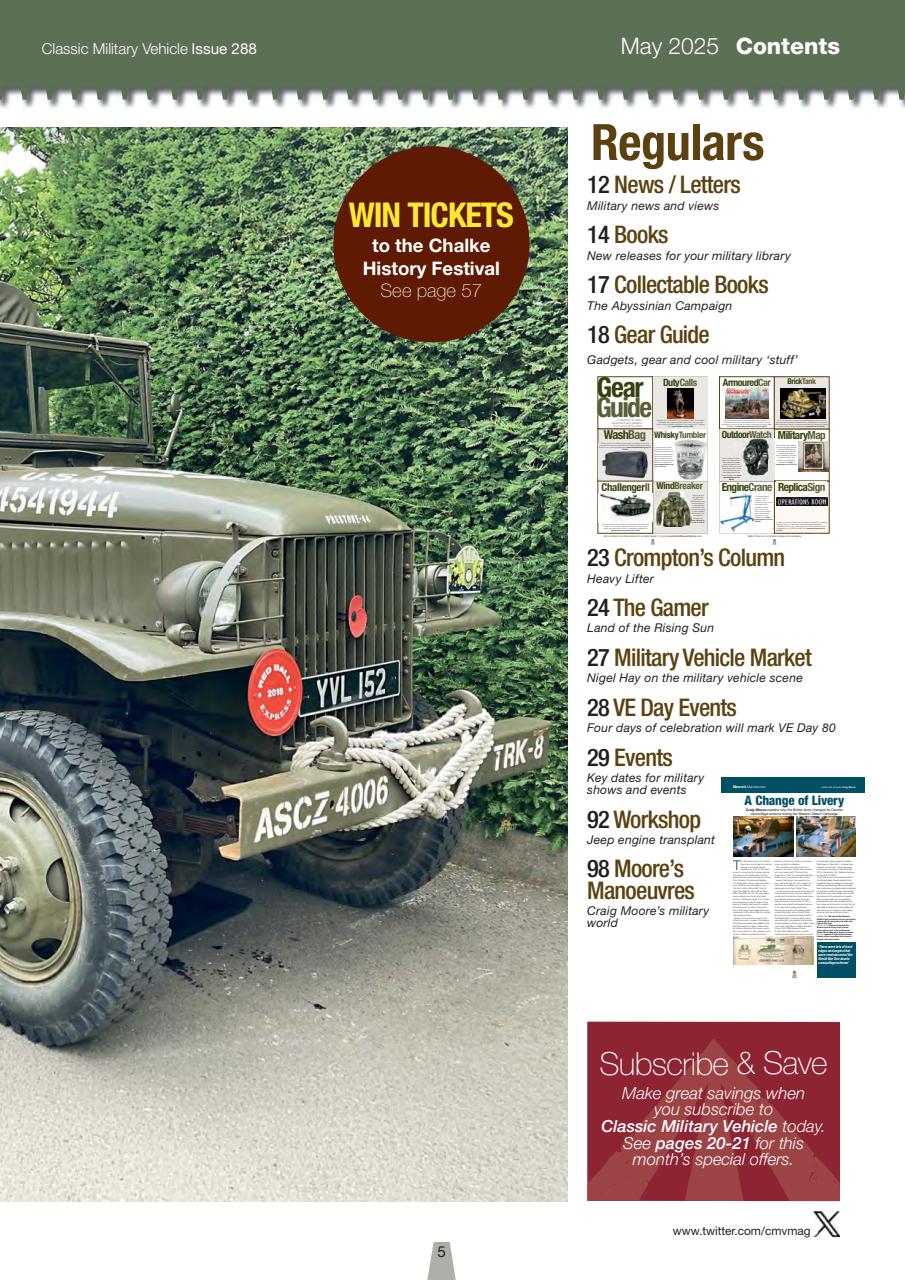 Classic Military Vehicle Preview Pages