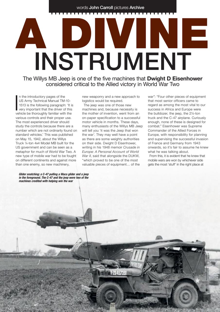 Classic Military Vehicle Preview Pages