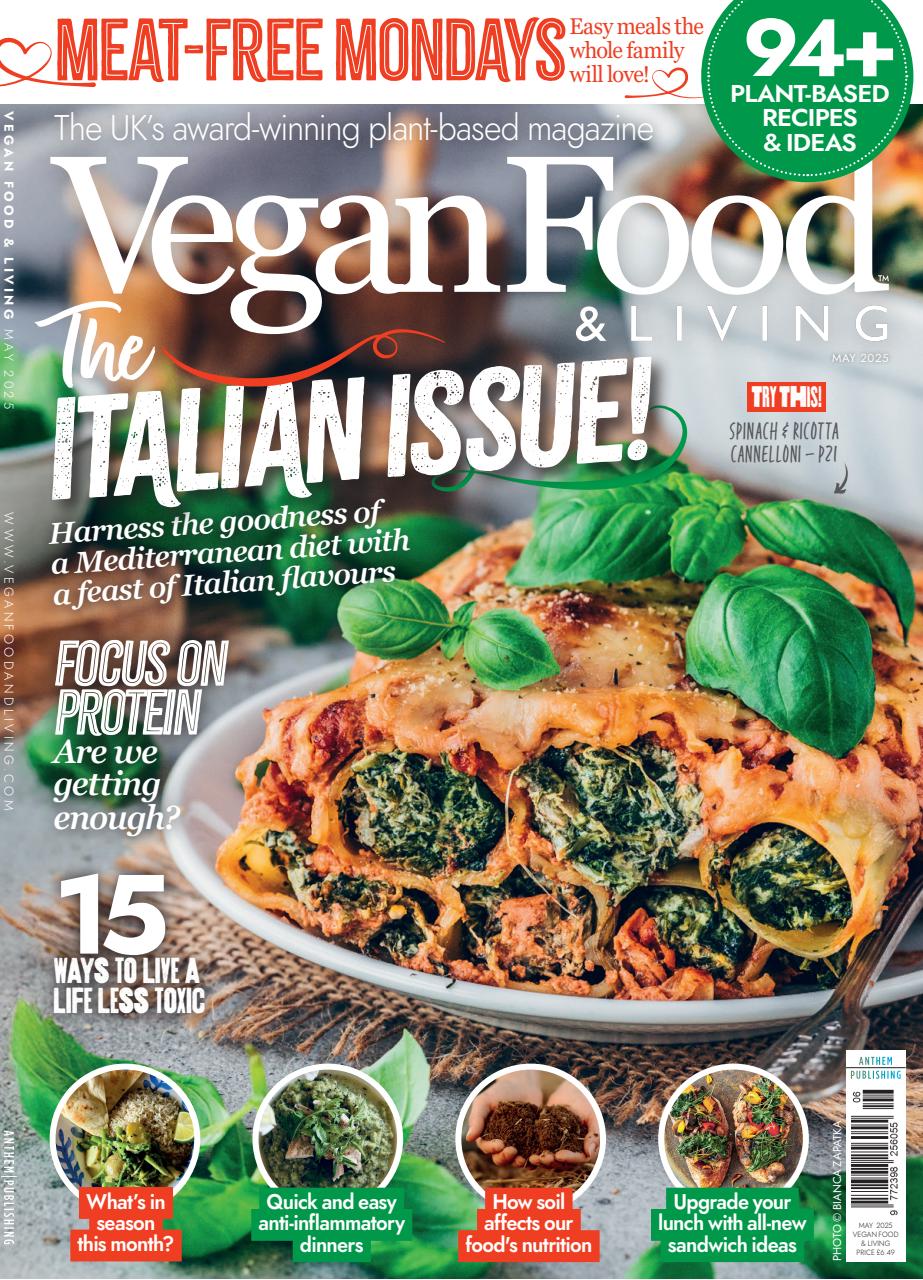 Vegan Food & Living Magazine Preview Pages