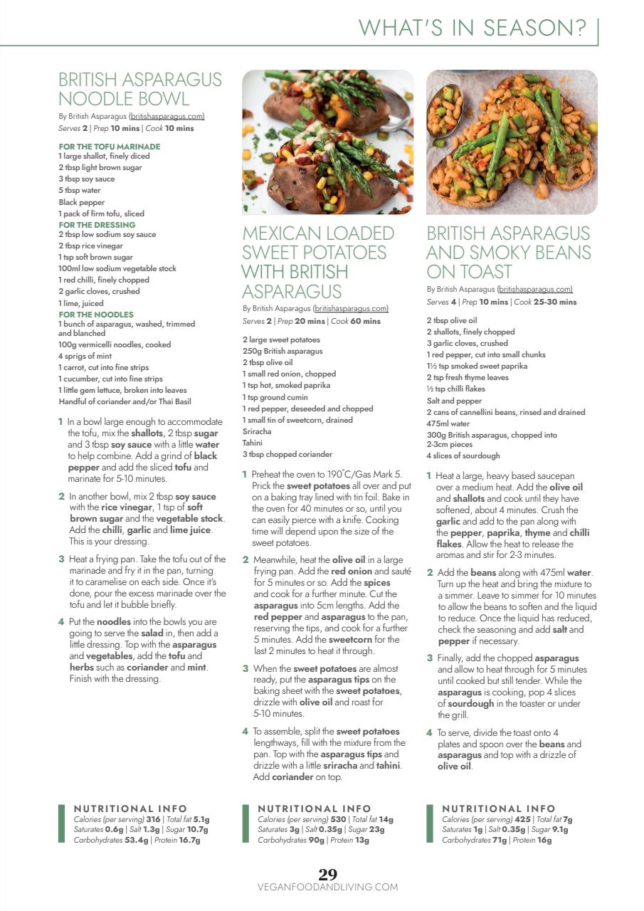 Vegan Food & Living Magazine Preview Pages