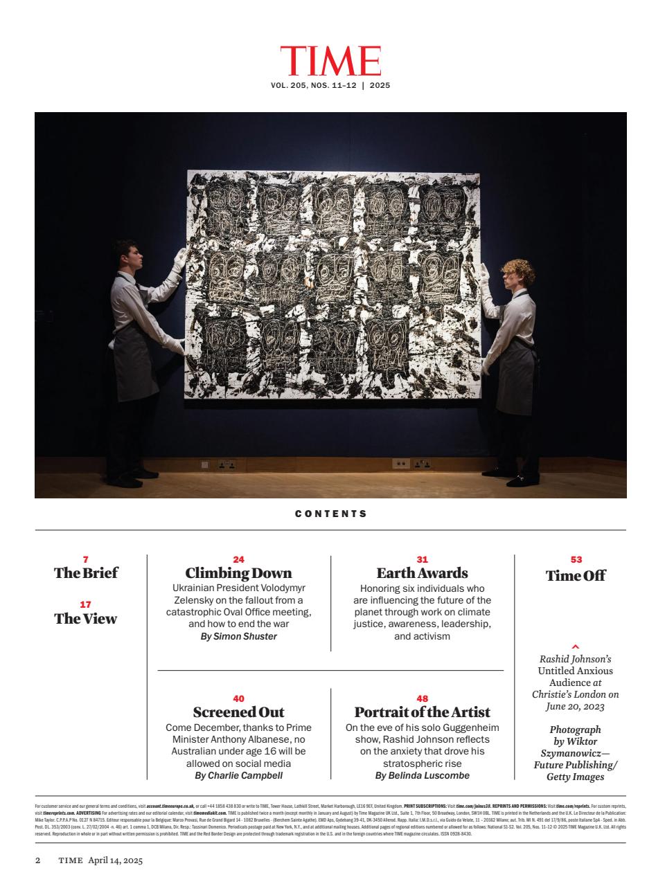TIME Magazine Europe Preview Pages