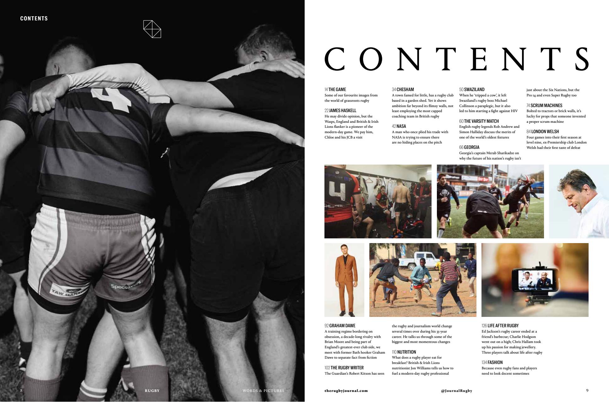 Rugby Journal Preview Pages