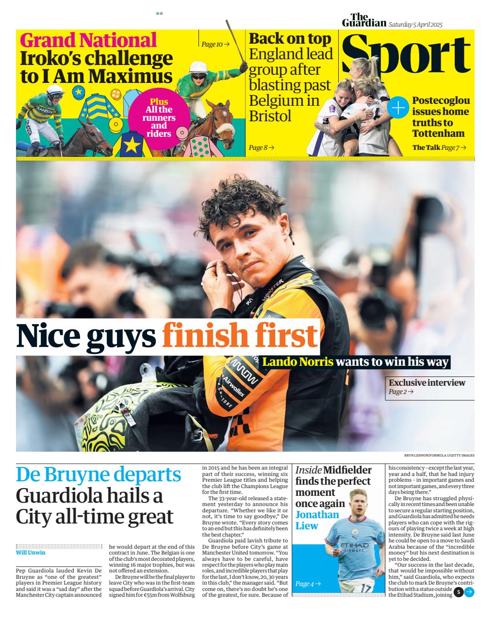 The Guardian Newspaper Preview Pages