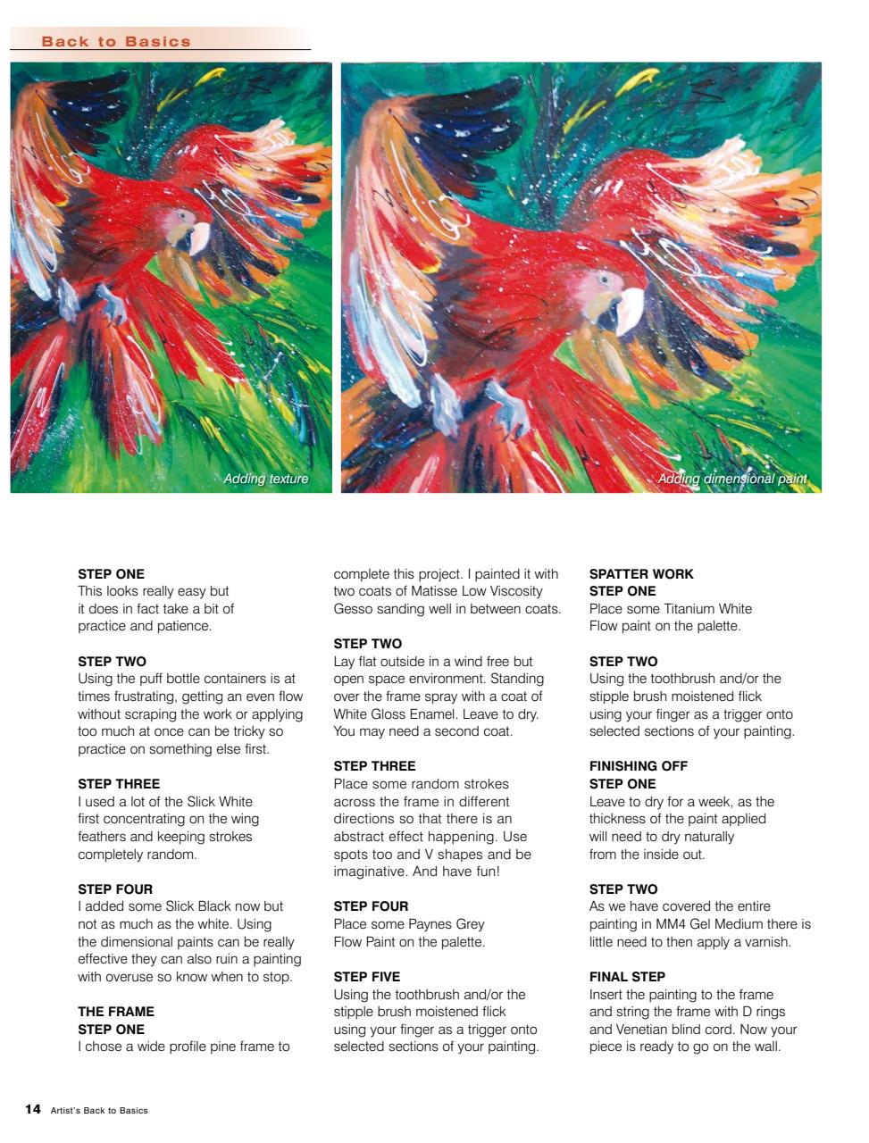 Artists Back to Basics Preview Pages