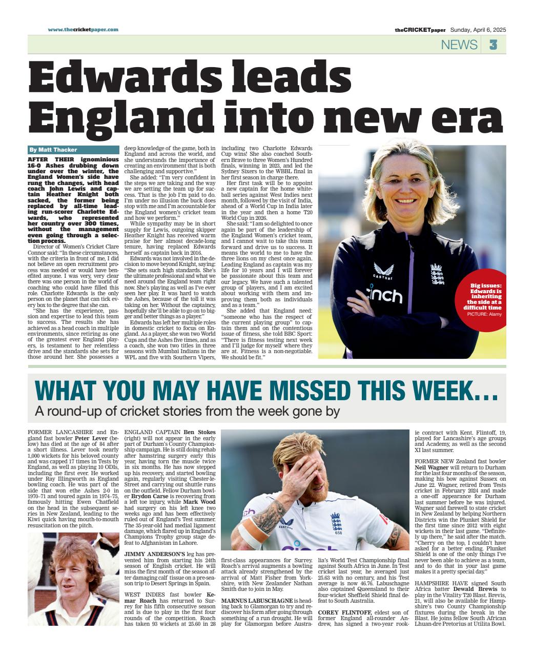 The Cricket Paper Preview Pages