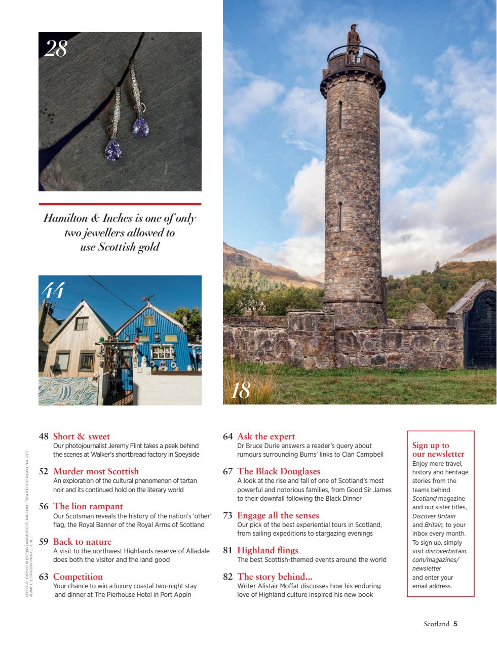 Scotland Magazine Preview Pages