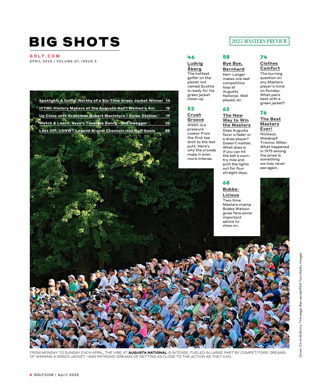Golf Magazine Preview Pages
