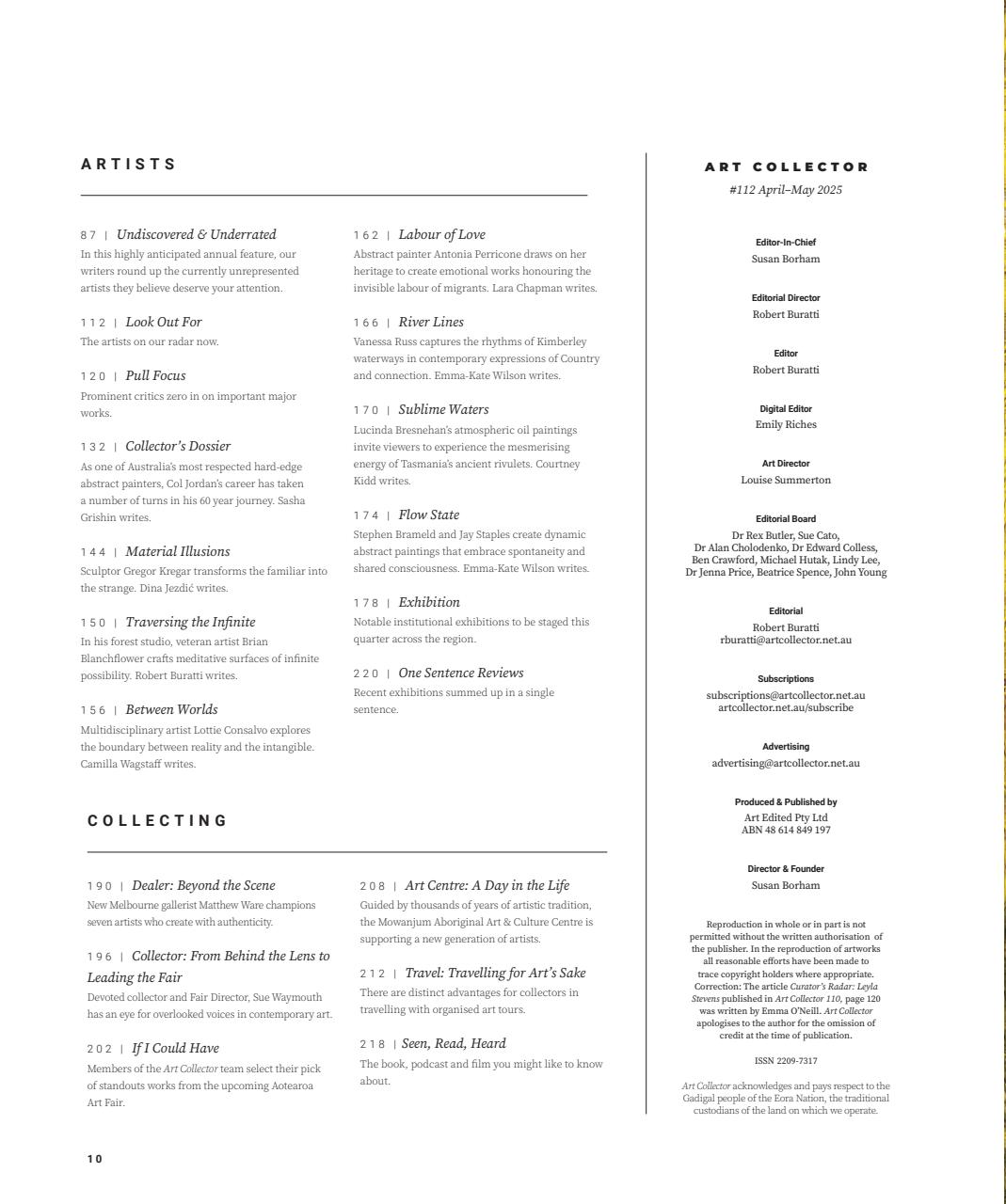 Art Collector Preview Pages