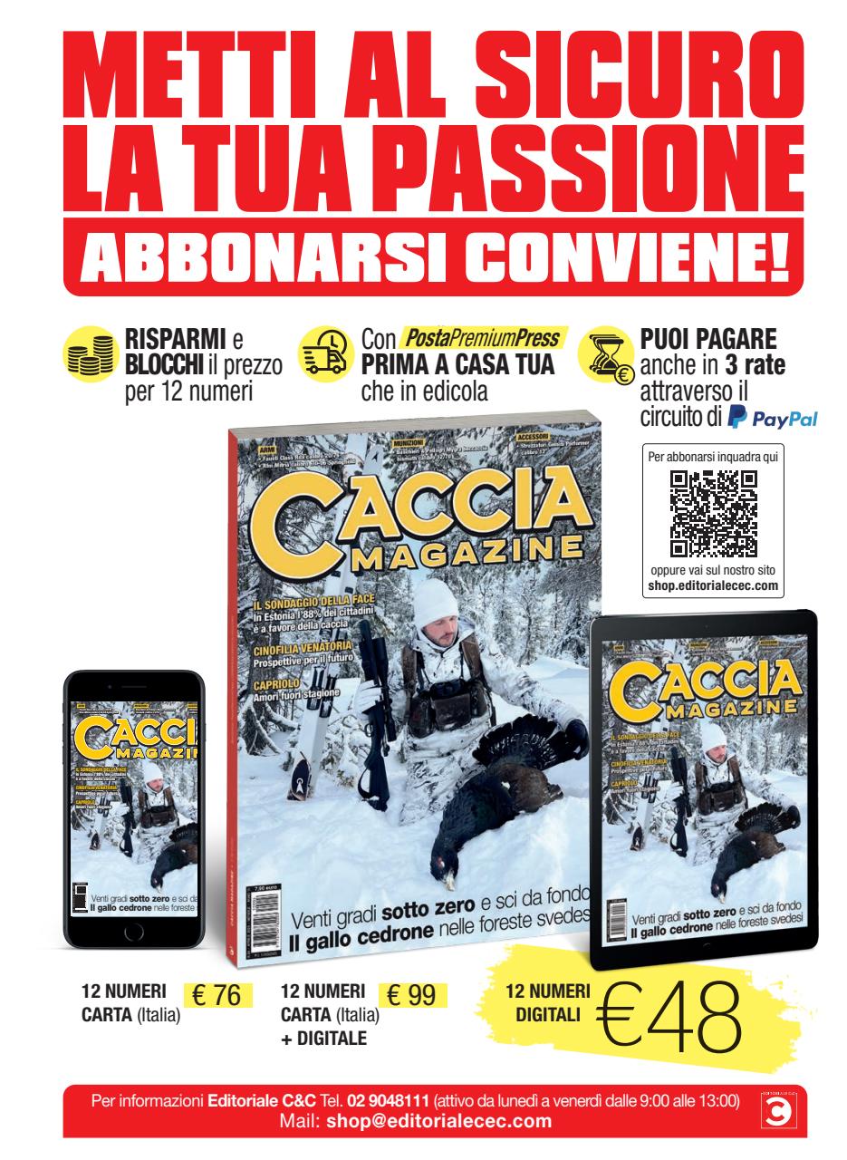 Caccia Magazine Preview Pages