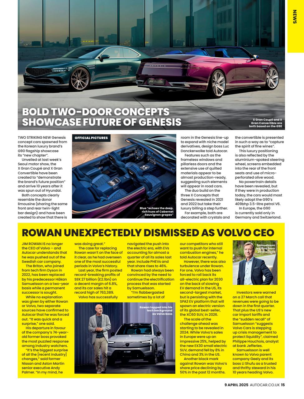 Autocar Preview Pages