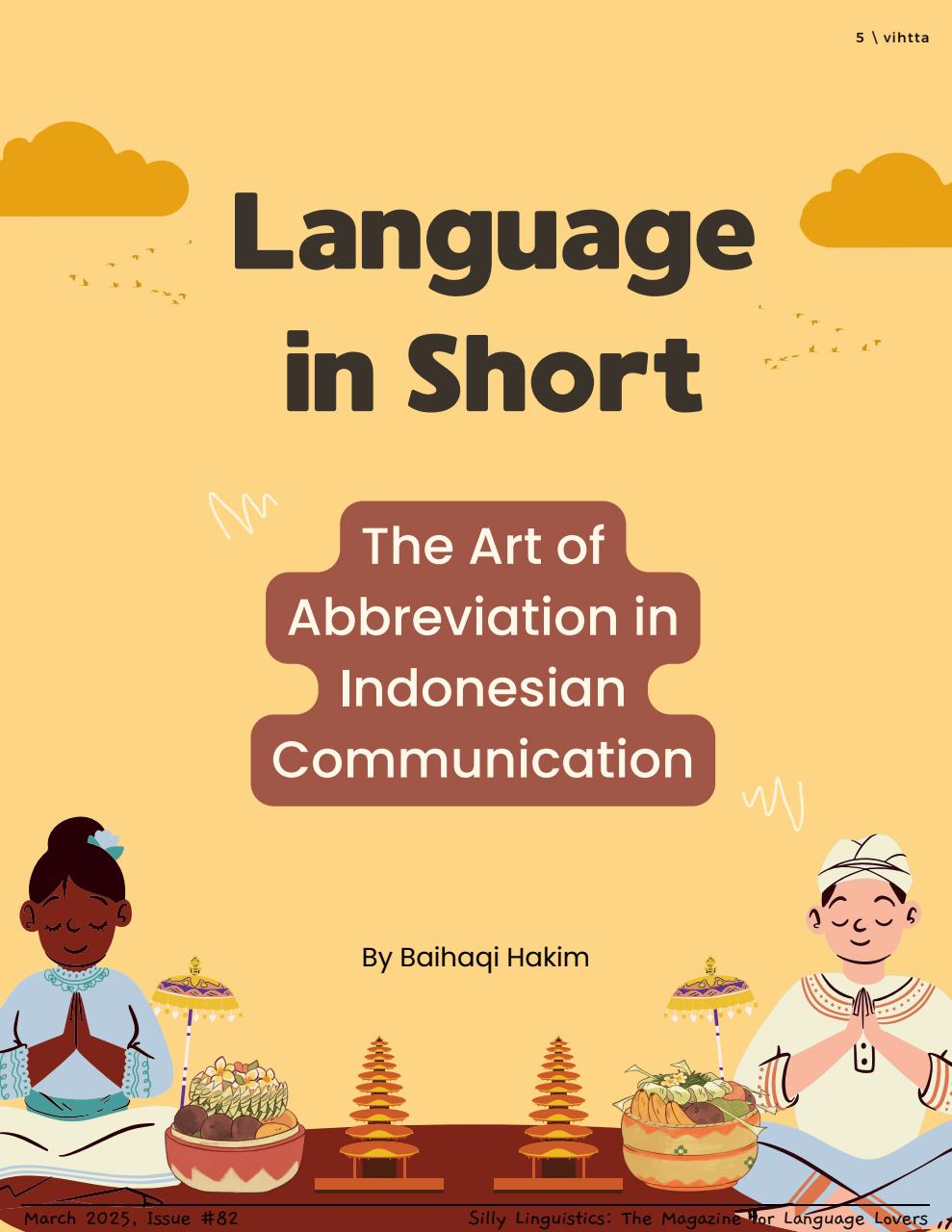 Silly Linguistics Preview Pages