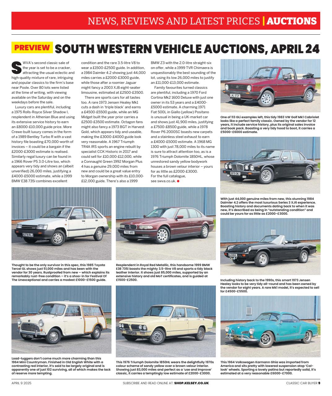 Classic Car Buyer Preview Pages