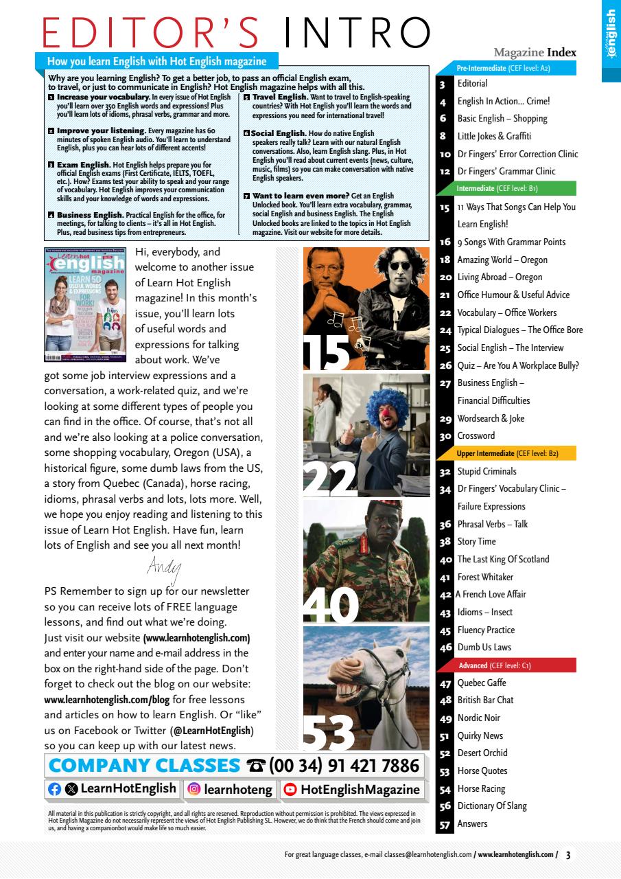 Learn Hot English Preview Pages