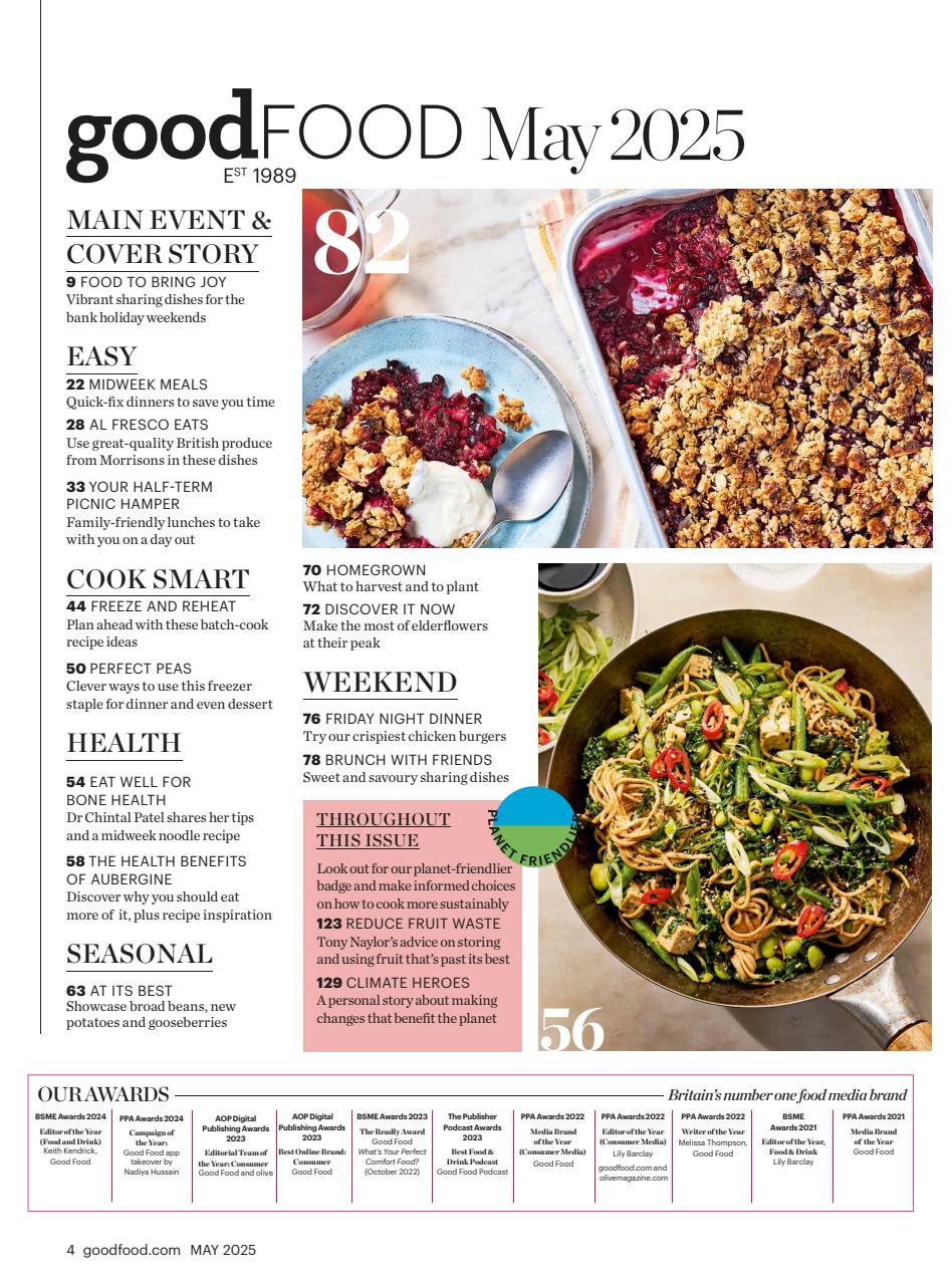 Good Food Magazine Preview Pages