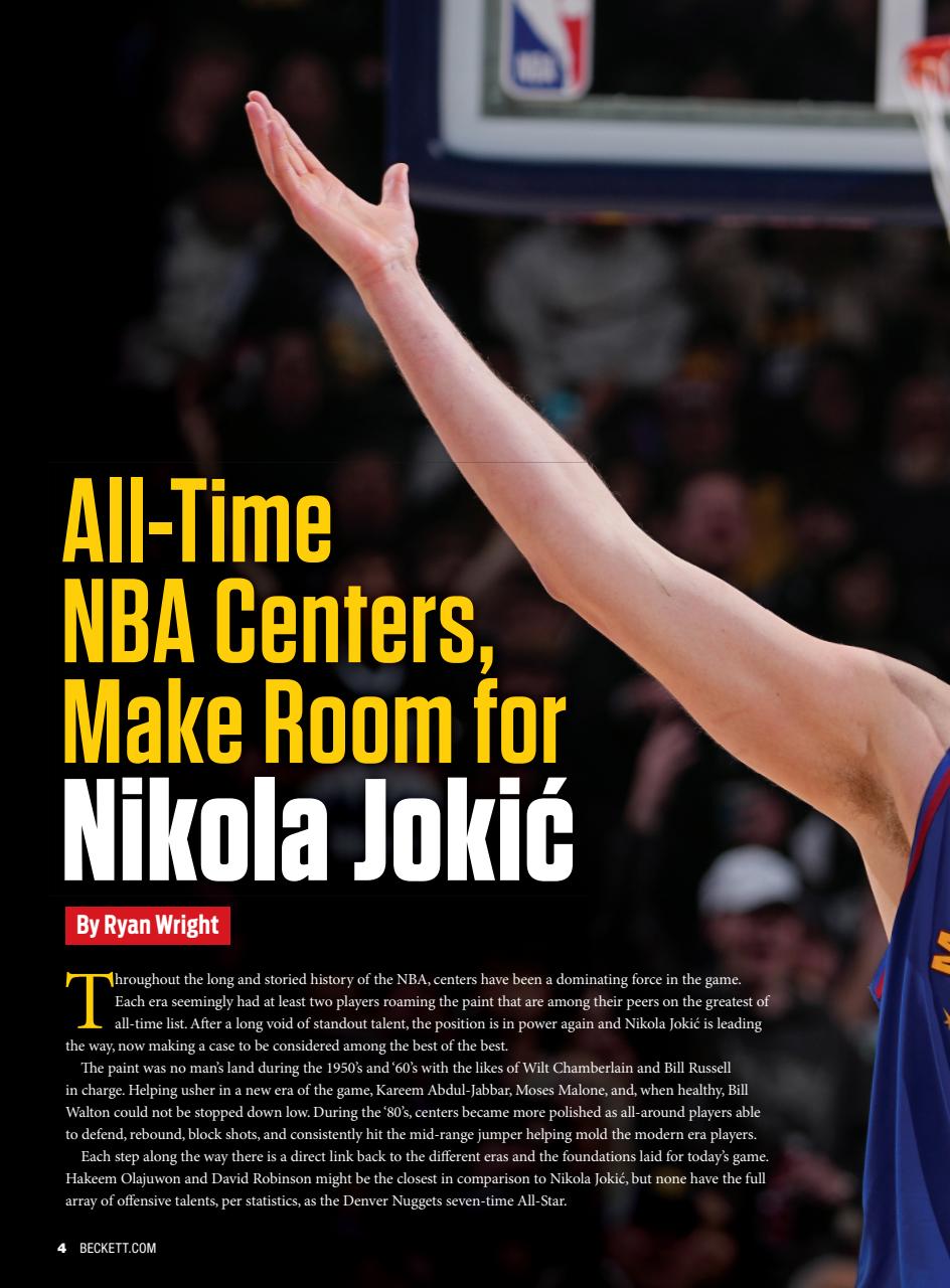 Beckett Basketball Magazine Preview Pages