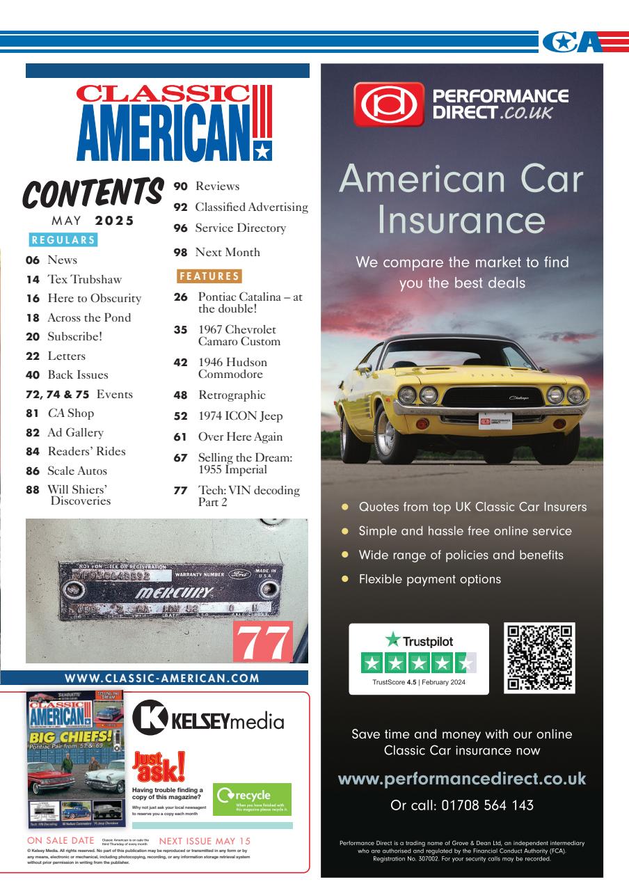 Classic American Magazine Preview Pages