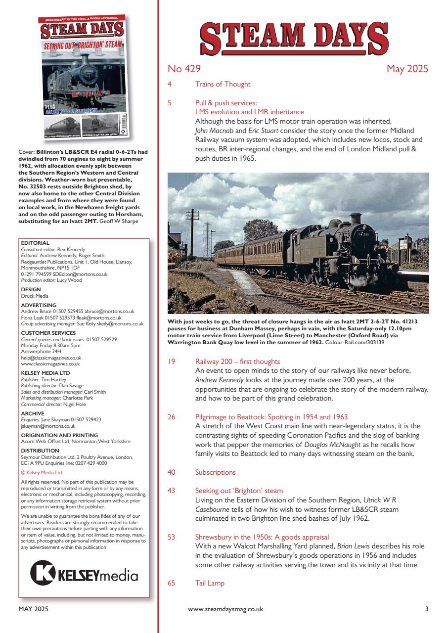 Steam Days Preview Pages