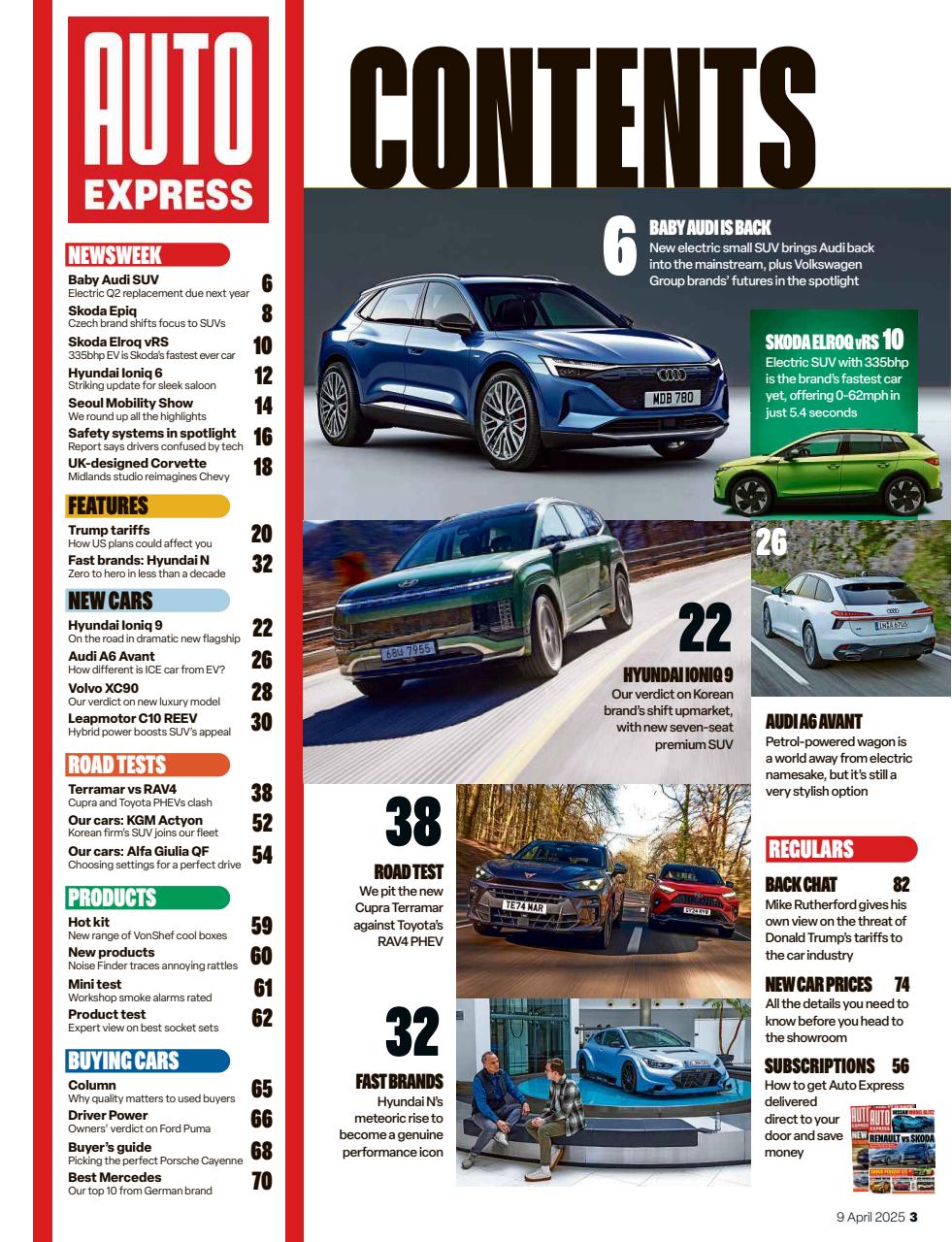 Auto Express Preview Pages