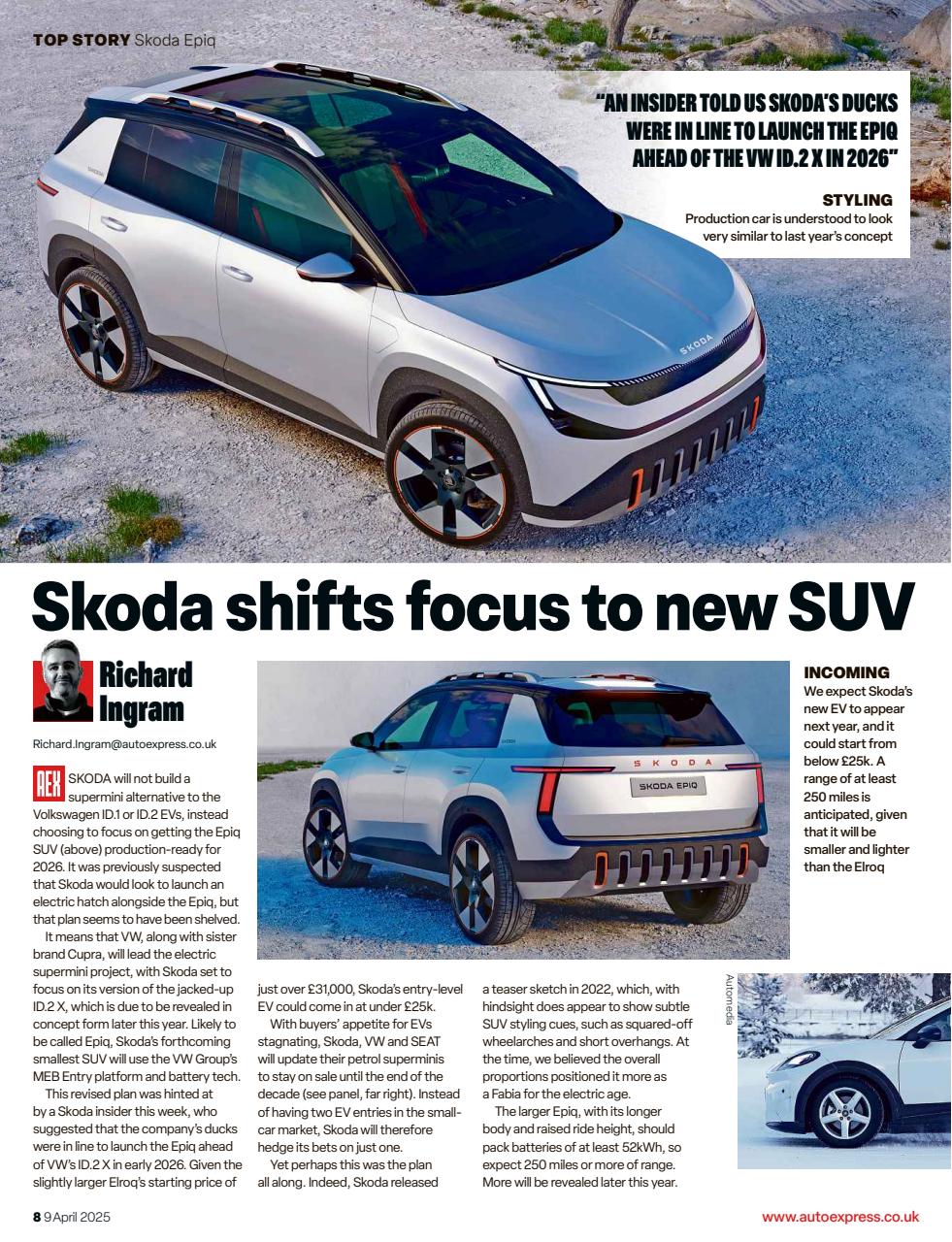 Auto Express Preview Pages