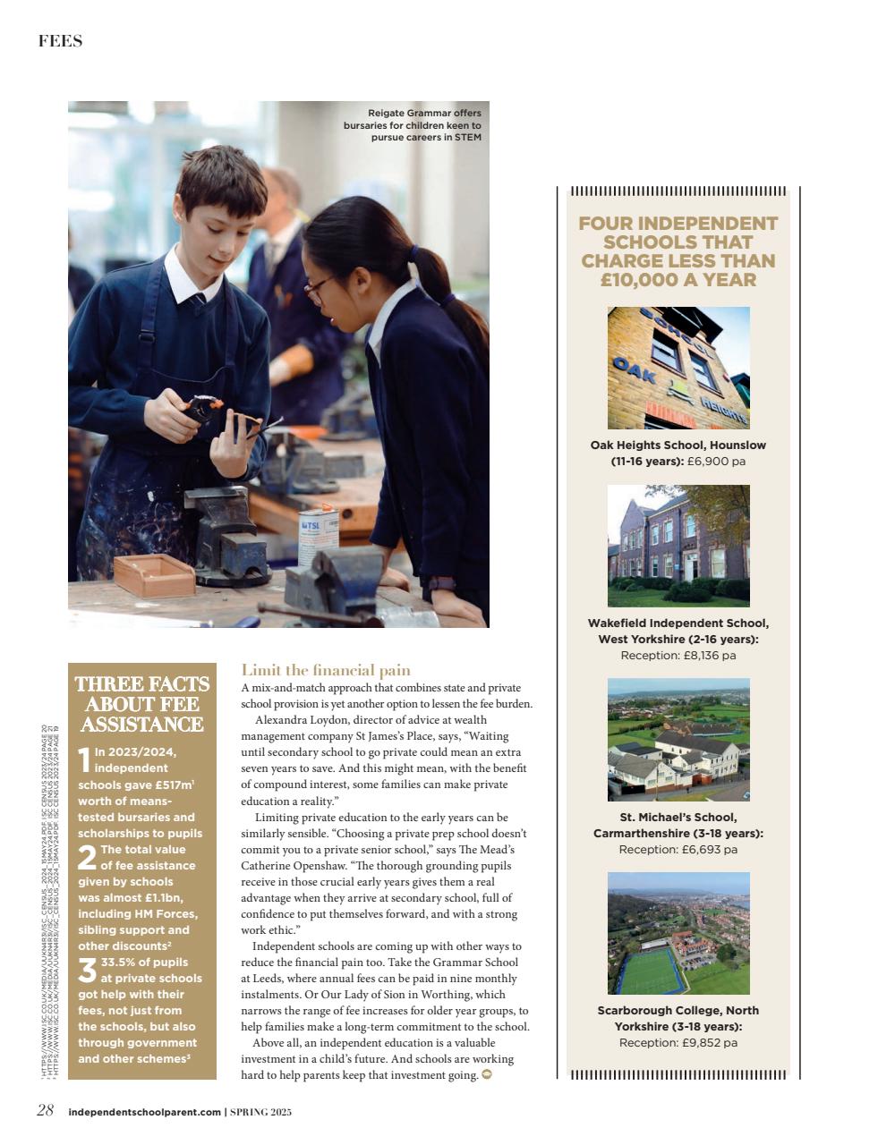 Independent School Parent Preview Pages