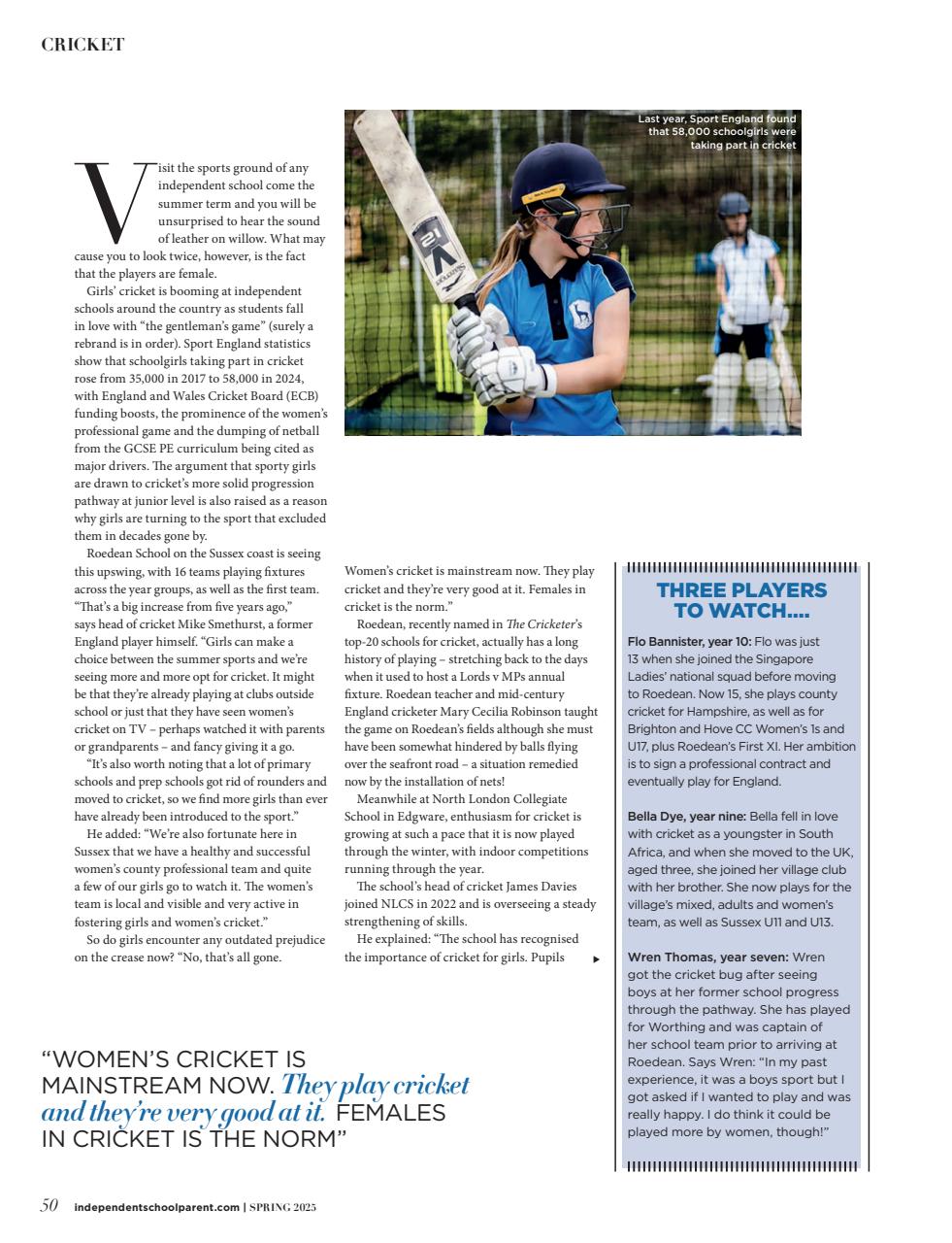 Independent School Parent Preview Pages