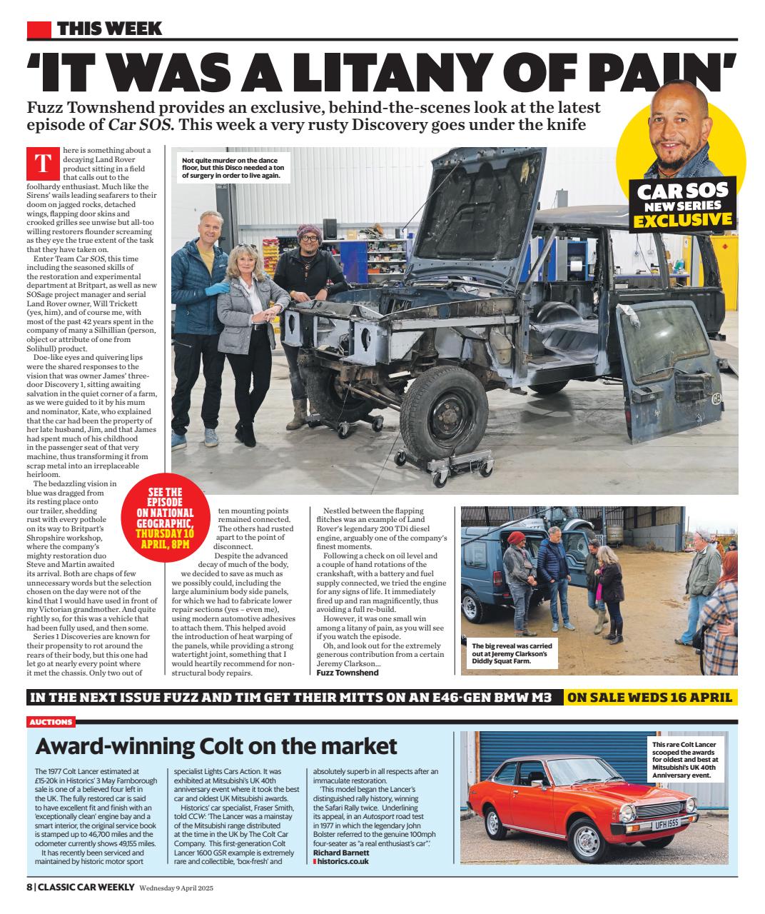 Classic Car Weekly Preview Pages