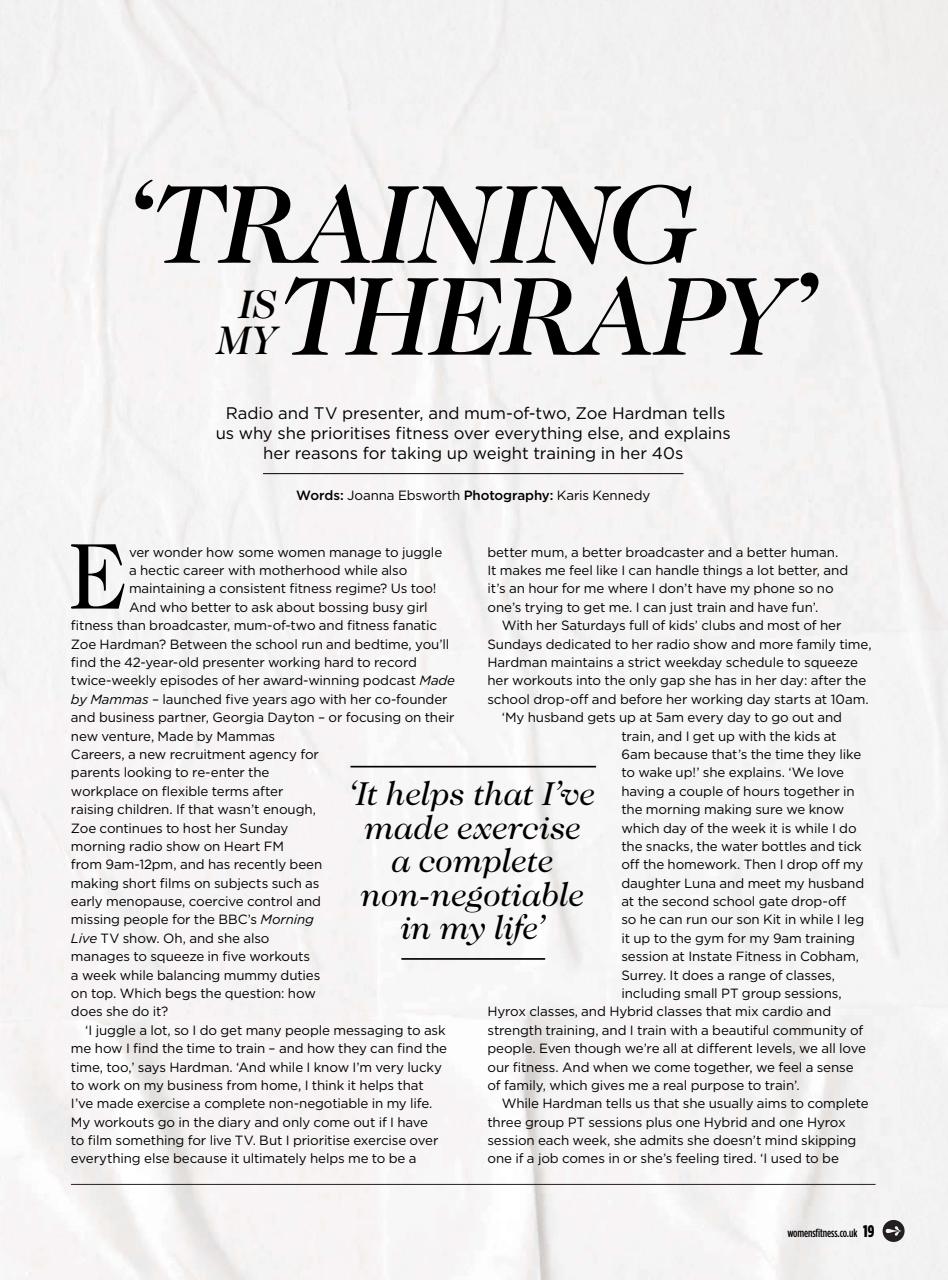 Women’s Fitness Preview Pages