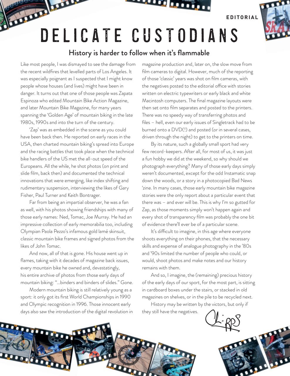 Singletrack Preview Pages