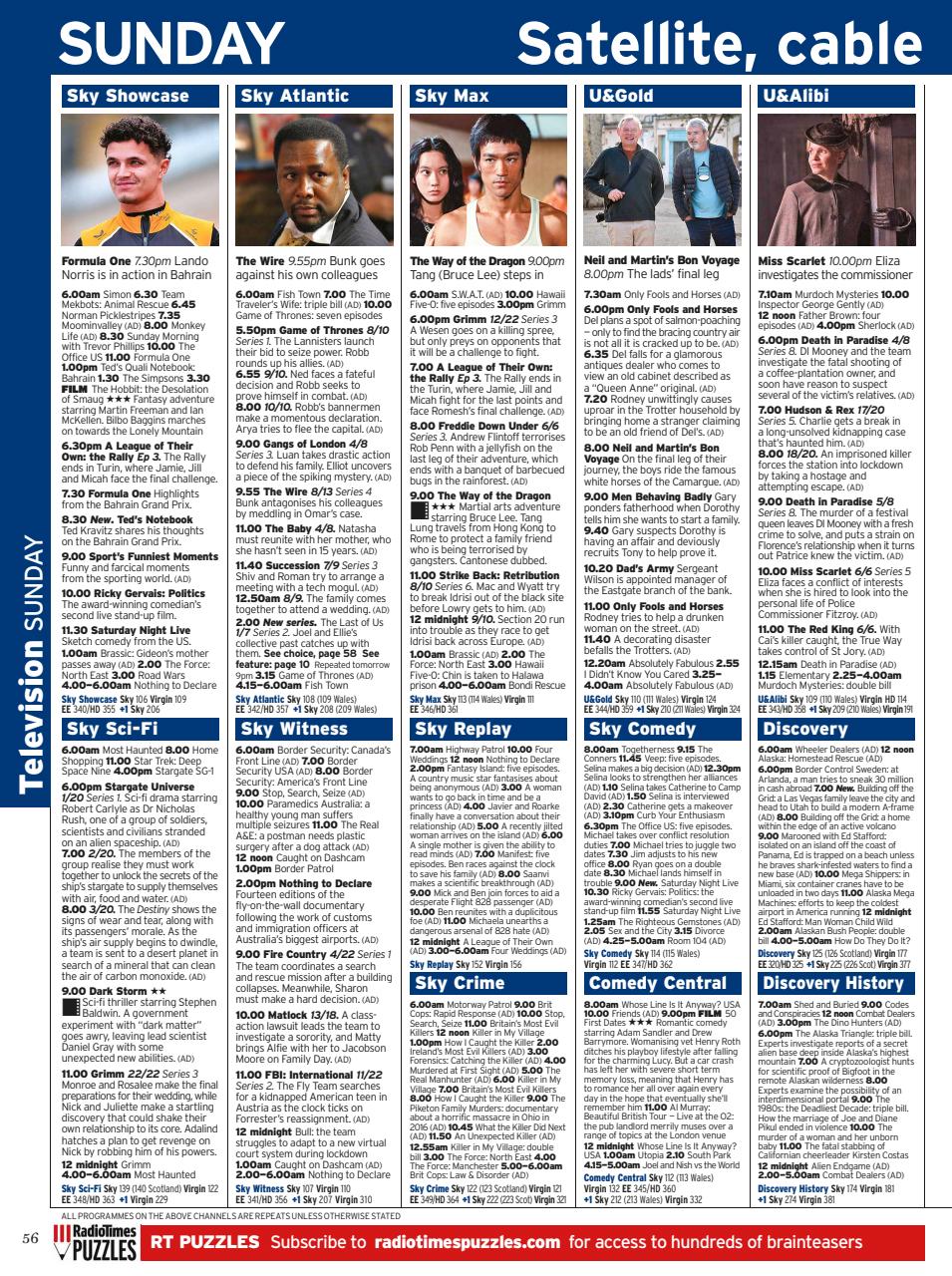 Radio Times Preview Pages