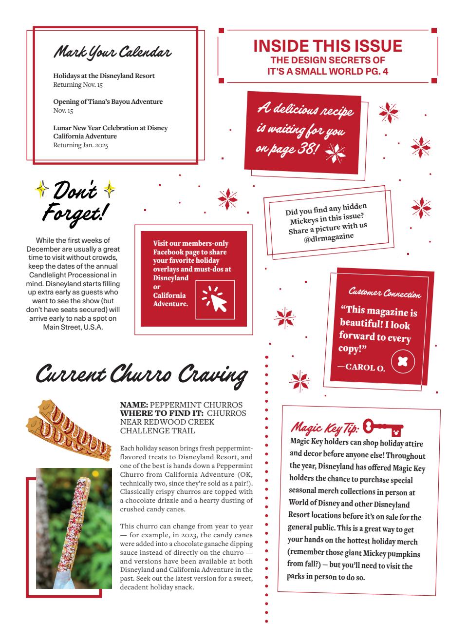 WDW Magazine Preview Pages