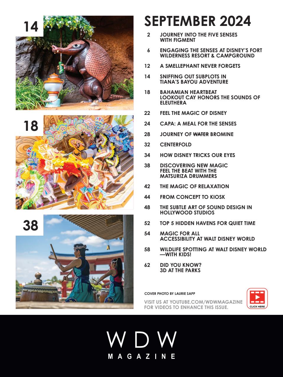 WDW Magazine Preview Pages