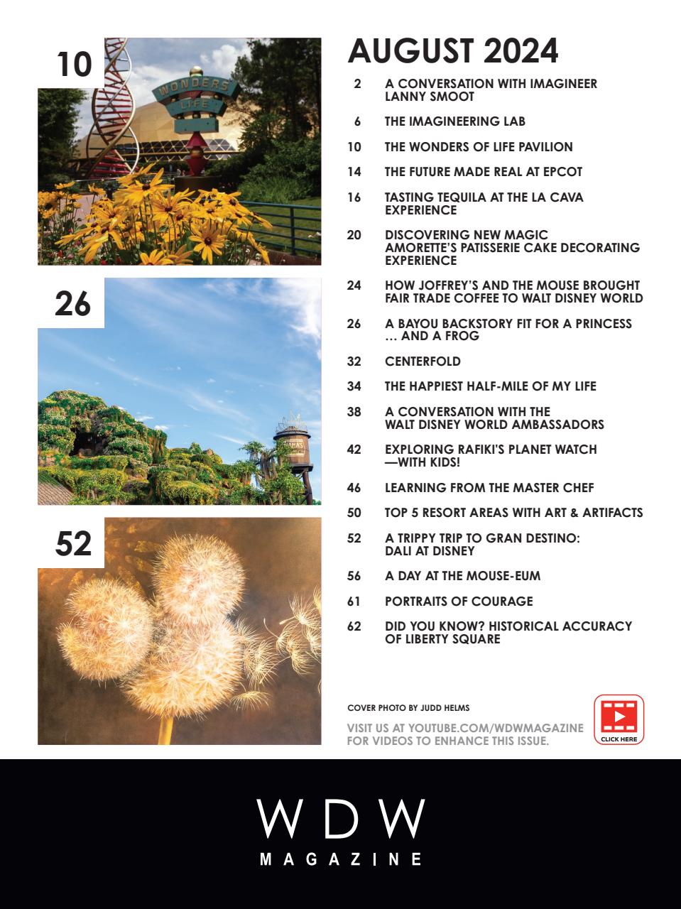 WDW Magazine Preview Pages