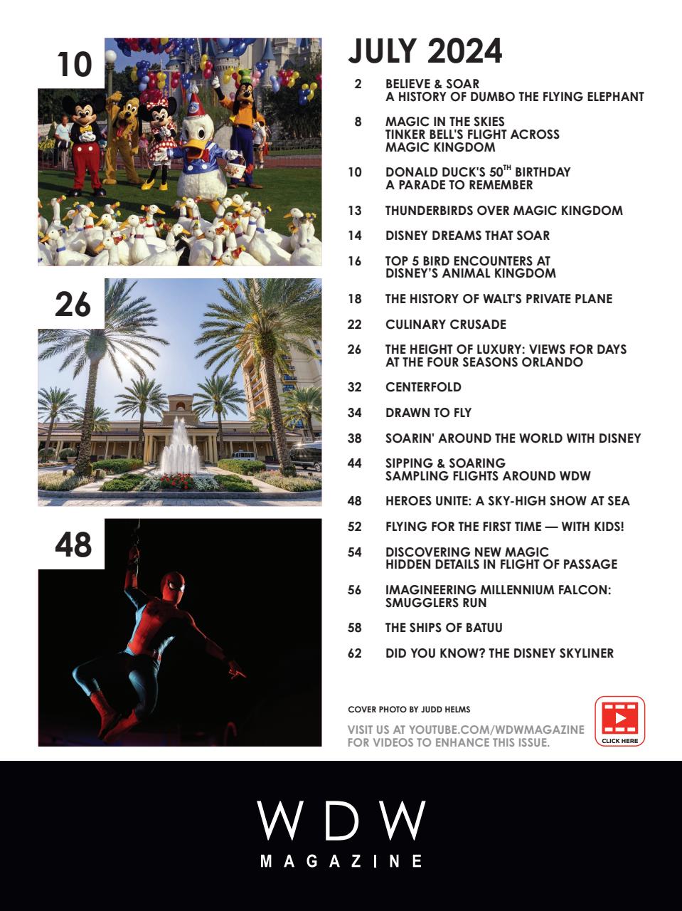 WDW Magazine Preview Pages