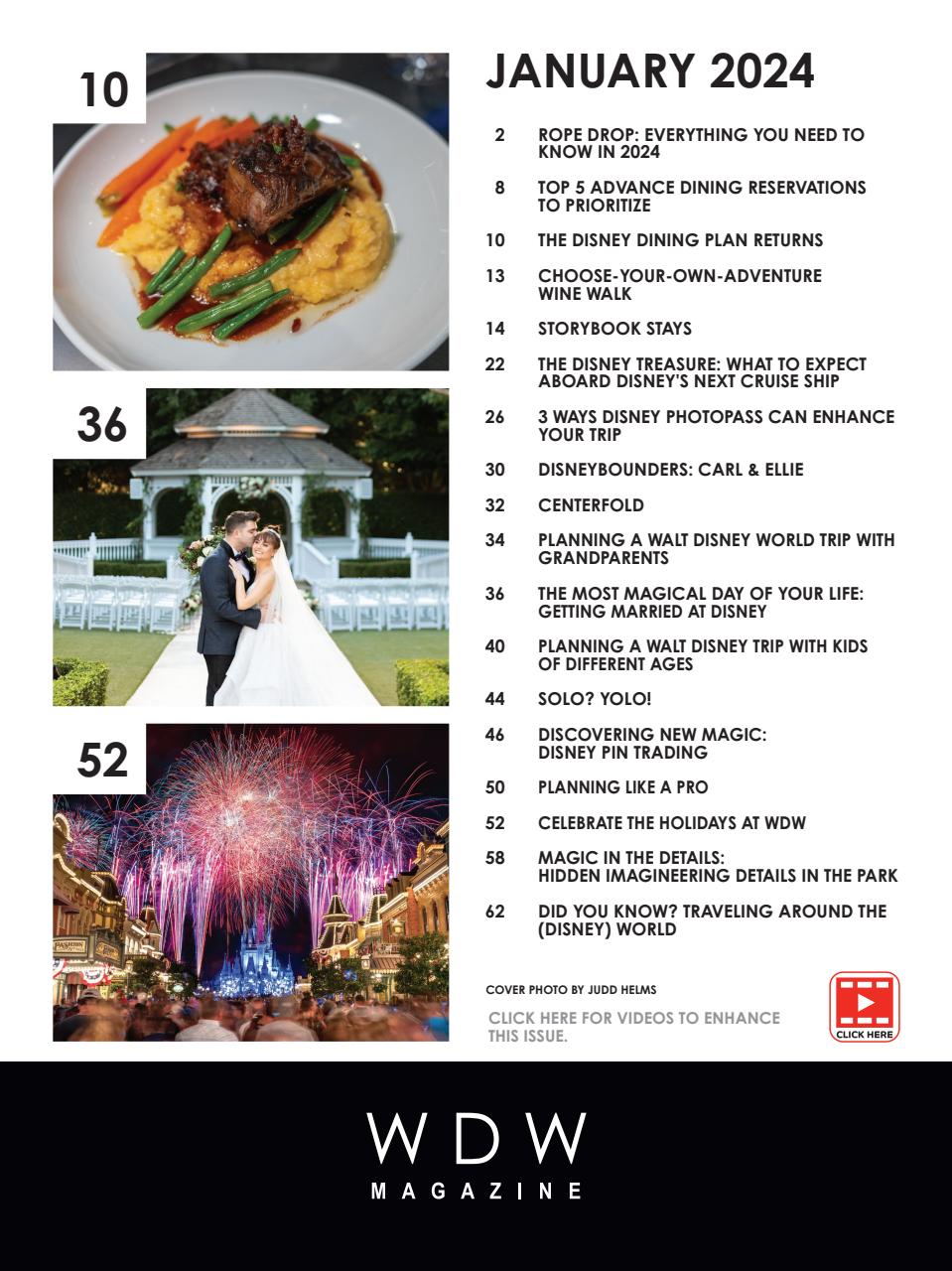 WDW Magazine Preview Pages