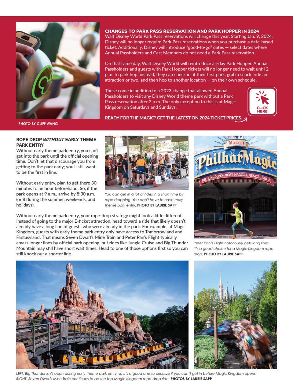 WDW Magazine Preview Pages