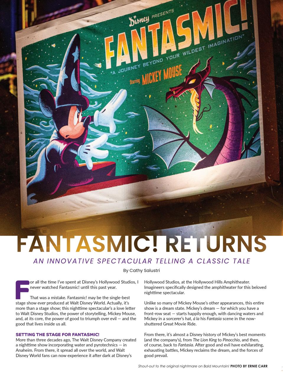 WDW Magazine Preview Pages