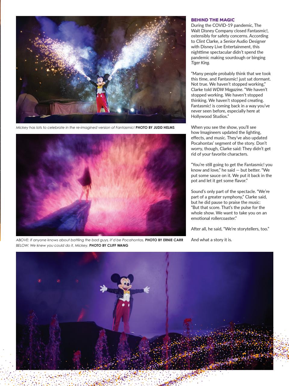 WDW Magazine Preview Pages