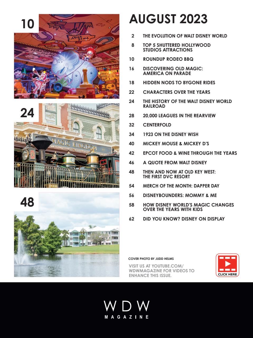 WDW Magazine Preview Pages