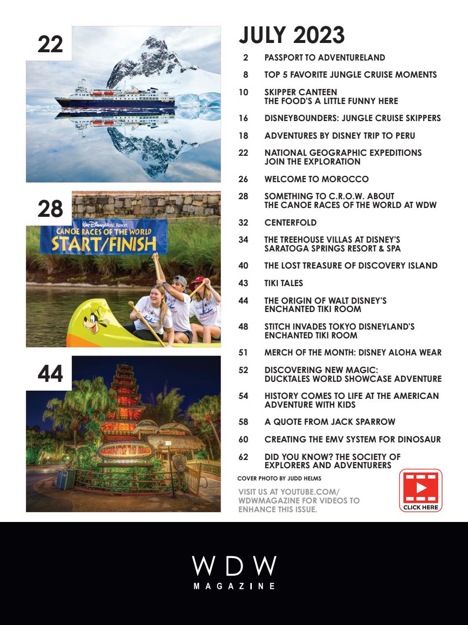 WDW Magazine Preview Pages