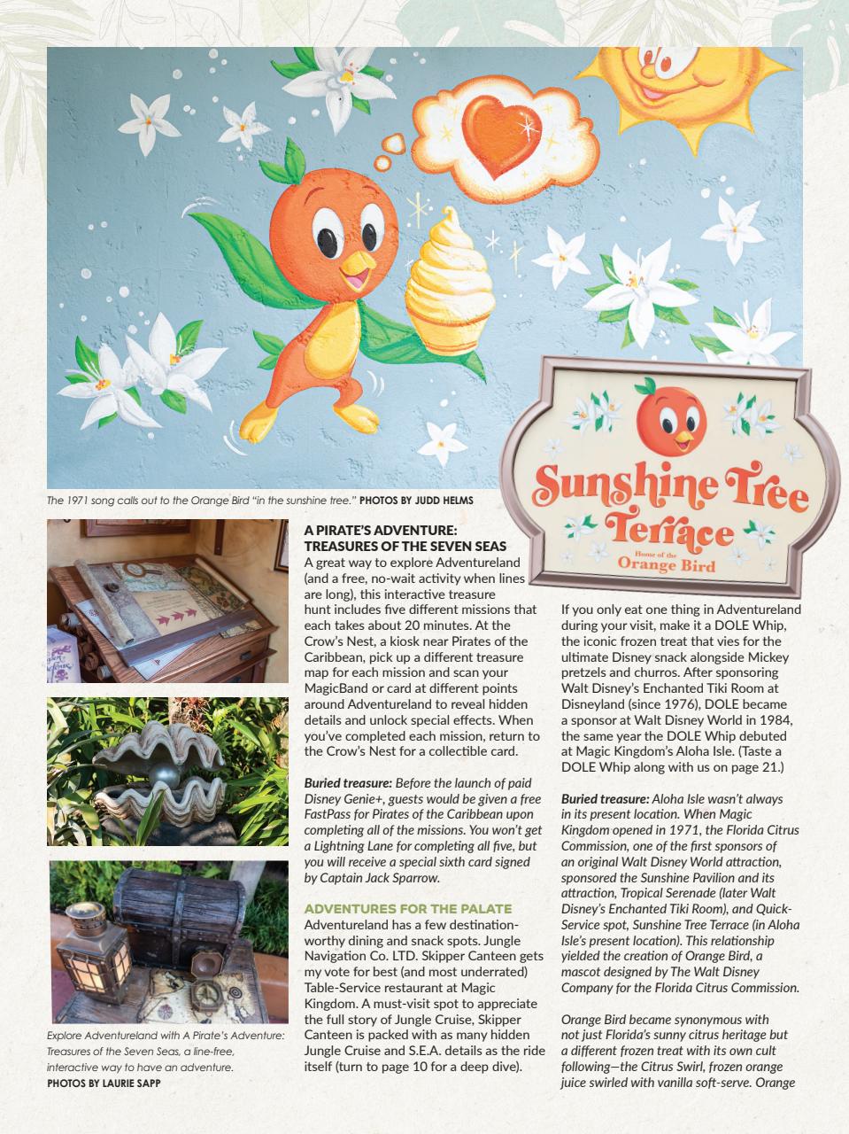 WDW Magazine Preview Pages