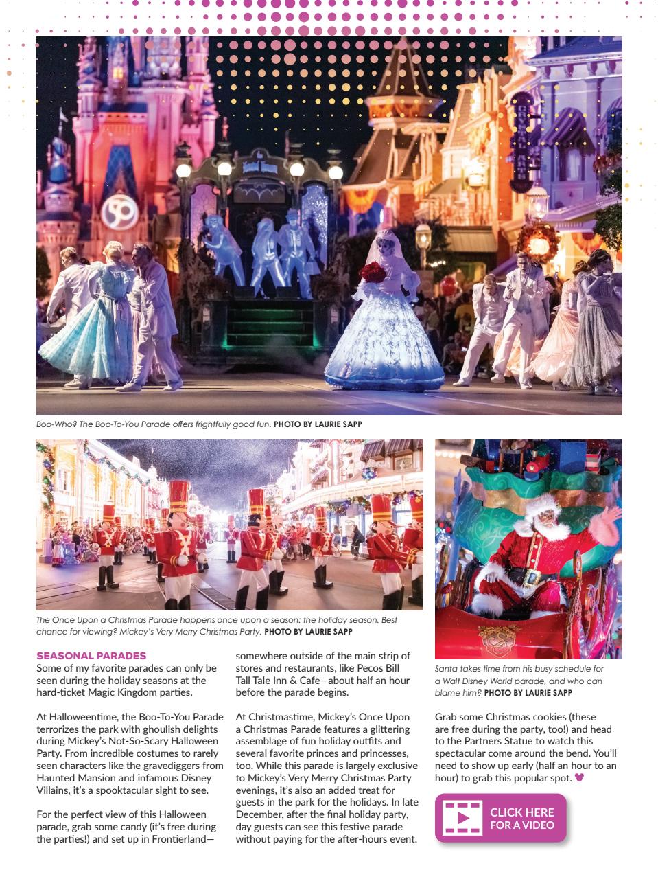 WDW Magazine Preview Pages