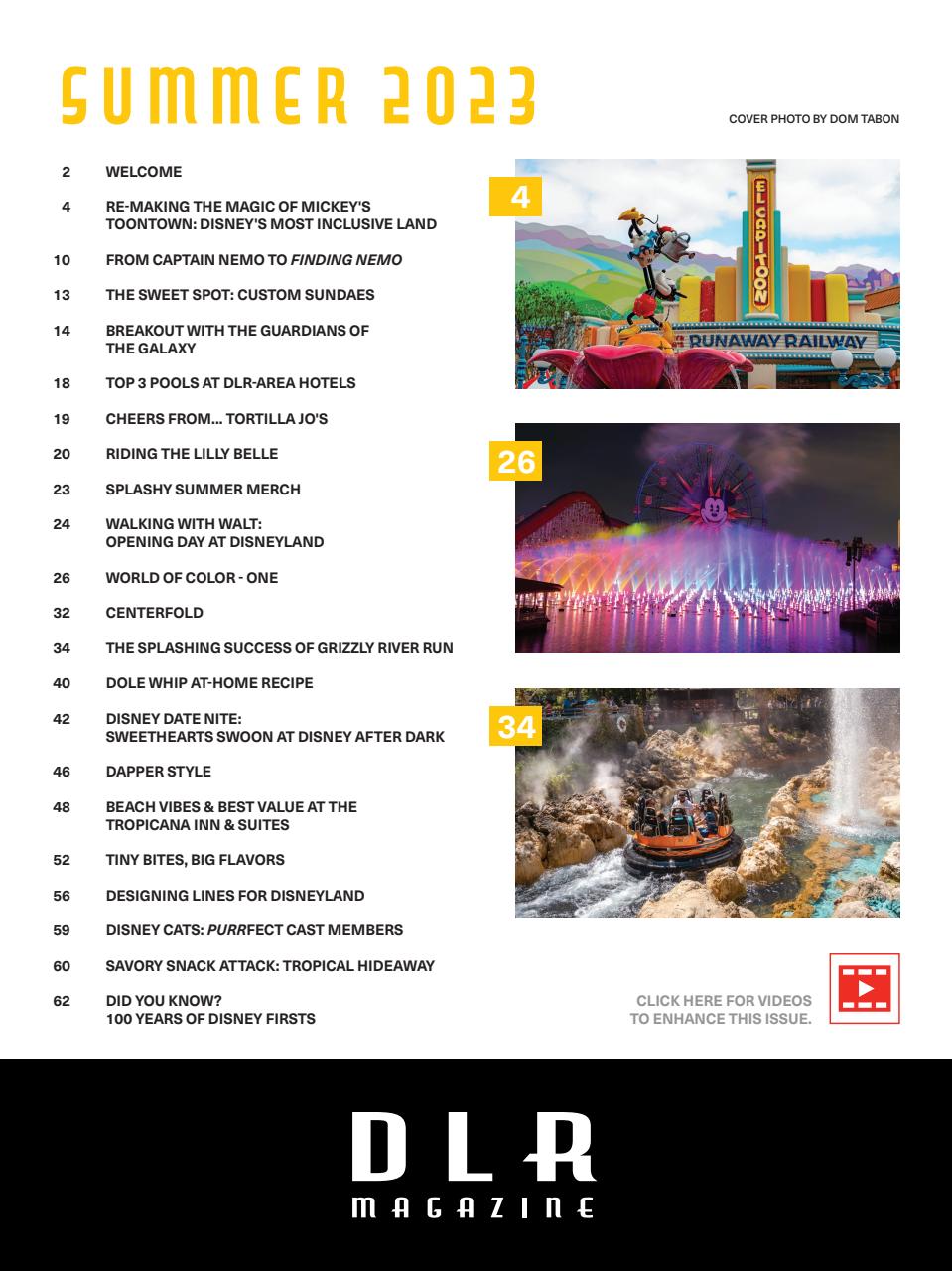WDW Magazine Preview Pages