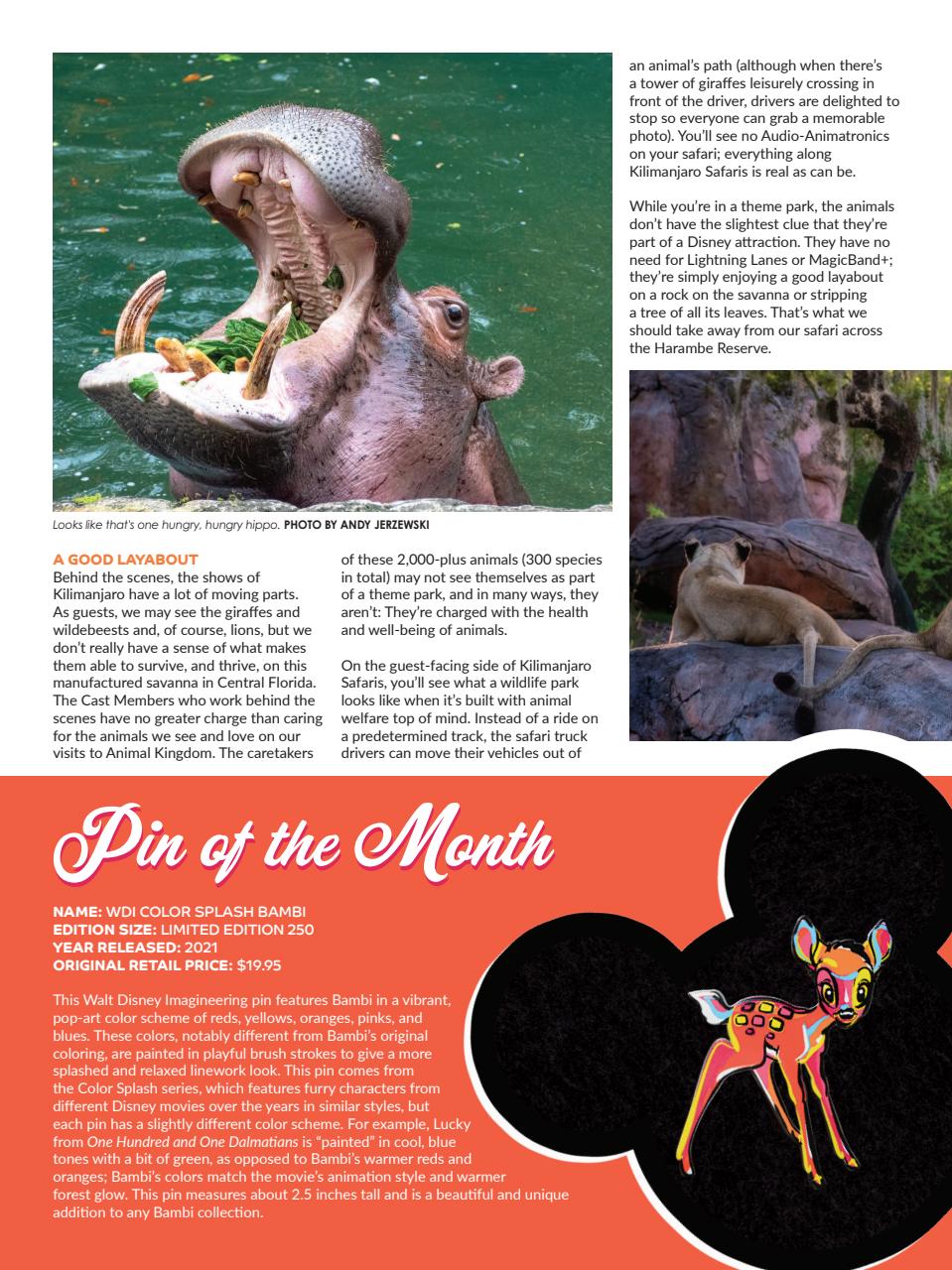 WDW Magazine Preview Pages