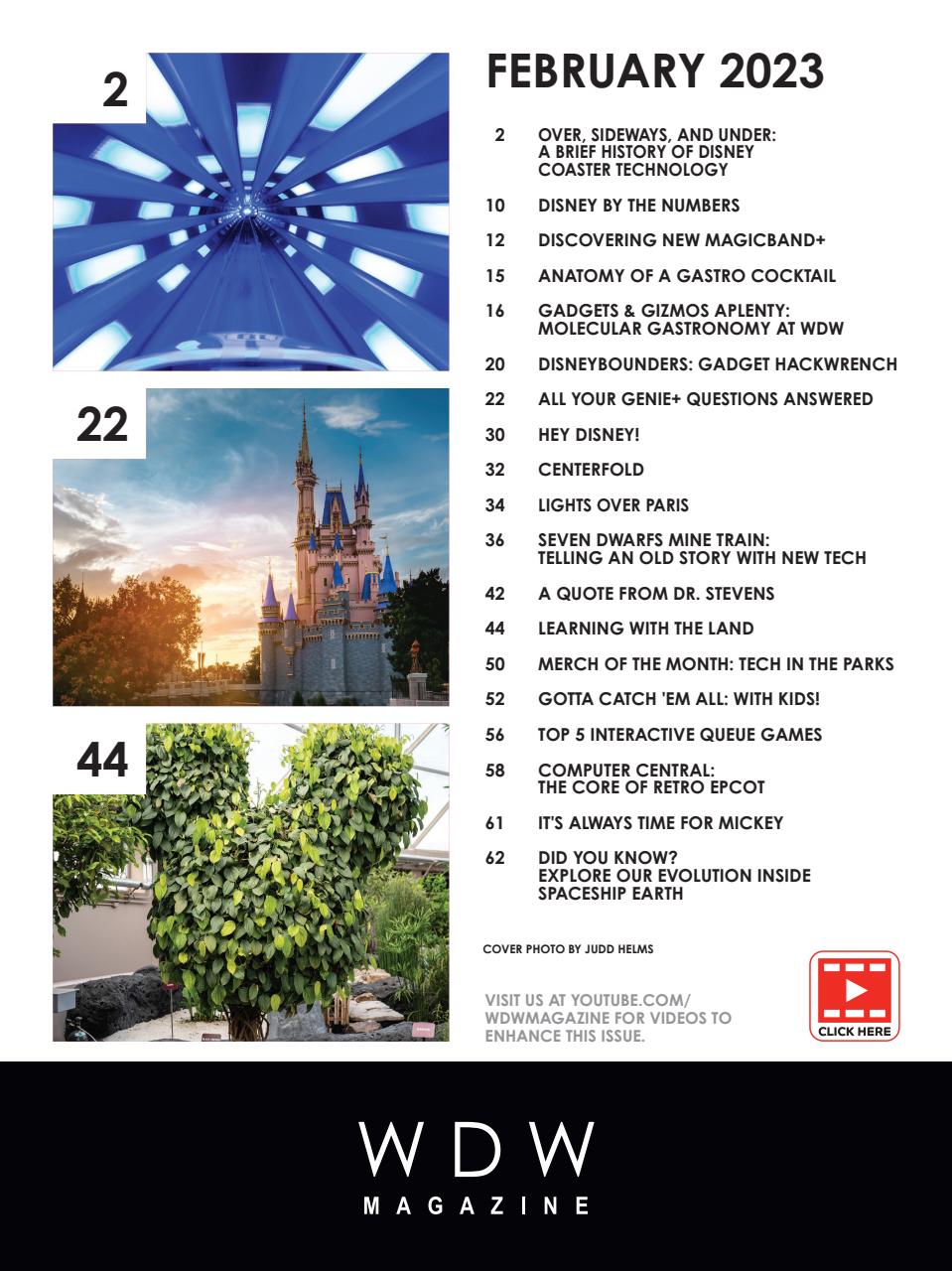 WDW Magazine Preview Pages