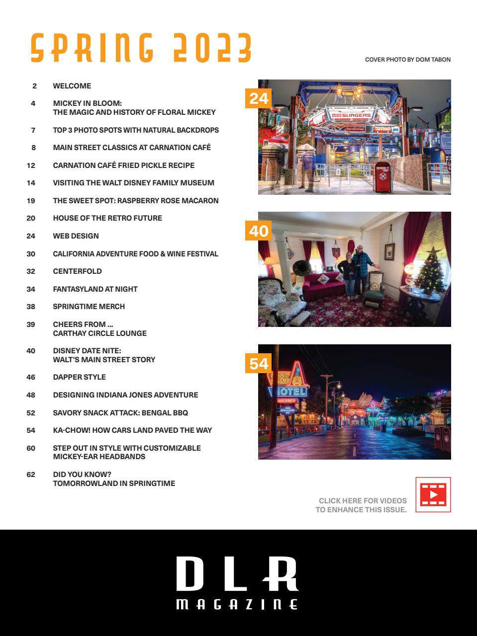 WDW Magazine Preview Pages