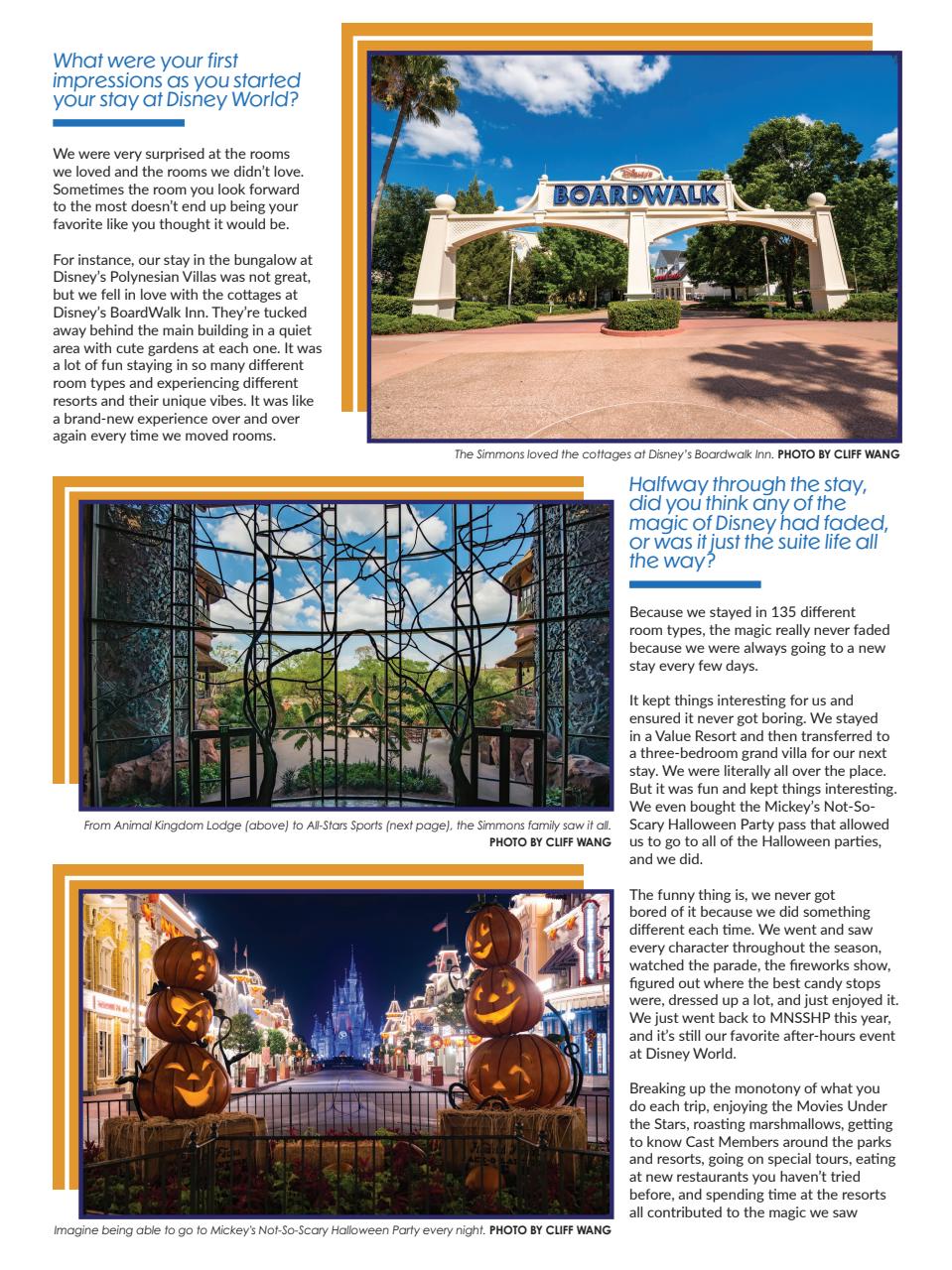 WDW Magazine Preview Pages